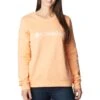 Columbia Columbia Trek Graphic Crew Sweatshirt - Womens Peach / White Logo