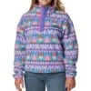 Columbia Helvetia Cropped Half Snap Pullover - Womens Purple Lotus / Camp Blanket