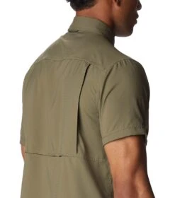 Columbia Silver Ridge Utility Lite Short Sleeve Shirt - Mens Stone Green -Columbia Sale Store 1693492131 2030721 397 5