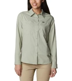 Columbia Silver Ridge Utility Long Sleeve Shirt - Womens Safari