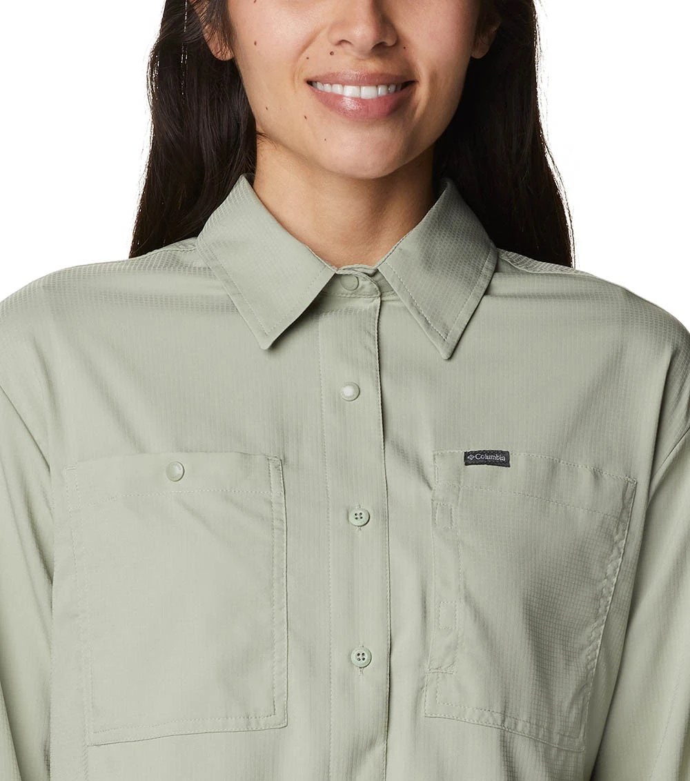 Columbia Silver Ridge Utility Long Sleeve Shirt - Womens Safari 4 Columbia Silver Ridge Utility Long Sleeve Shirt - Womens Safari - Image 4