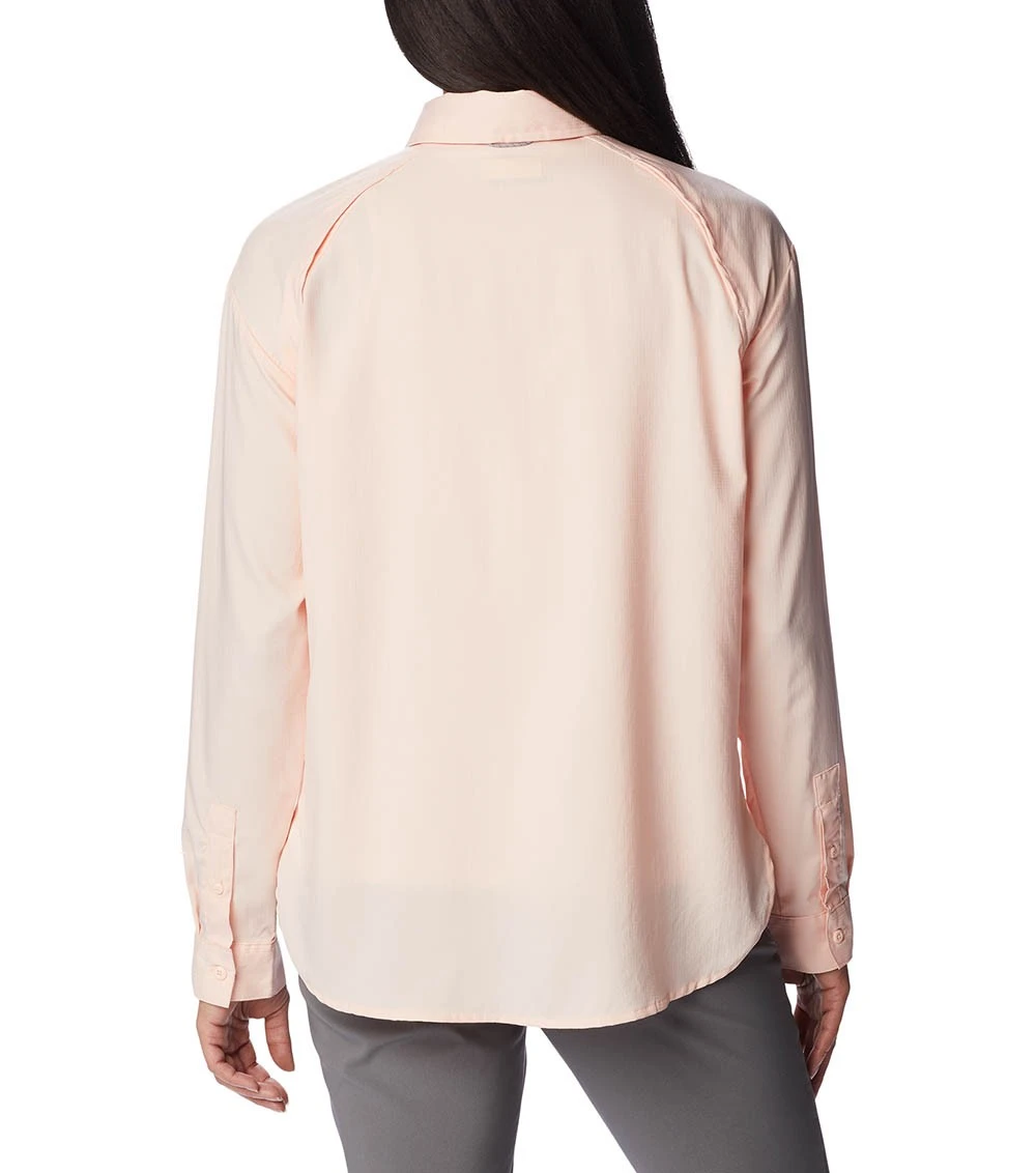 Columbia Silver Ridge Utility Long Sleeve Shirt - Womens Peach Blossom 2 Columbia Silver Ridge Utility Long Sleeve Shirt - Womens Peach Blossom - Image 2