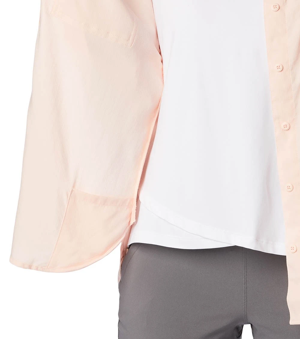 Columbia Silver Ridge Utility Long Sleeve Shirt - Womens Peach Blossom 5 Columbia Silver Ridge Utility Long Sleeve Shirt - Womens Peach Blossom - Image 5
