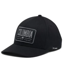 Columbia Trail Essential Snapback Hat - Unisex Black / Outlined Badge