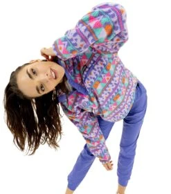 Columbia Helvetia Cropped Half Snap Pullover - Womens Purple Lotus / Camp Blanket -Columbia Sale Store 1693933331 2014561 546 6