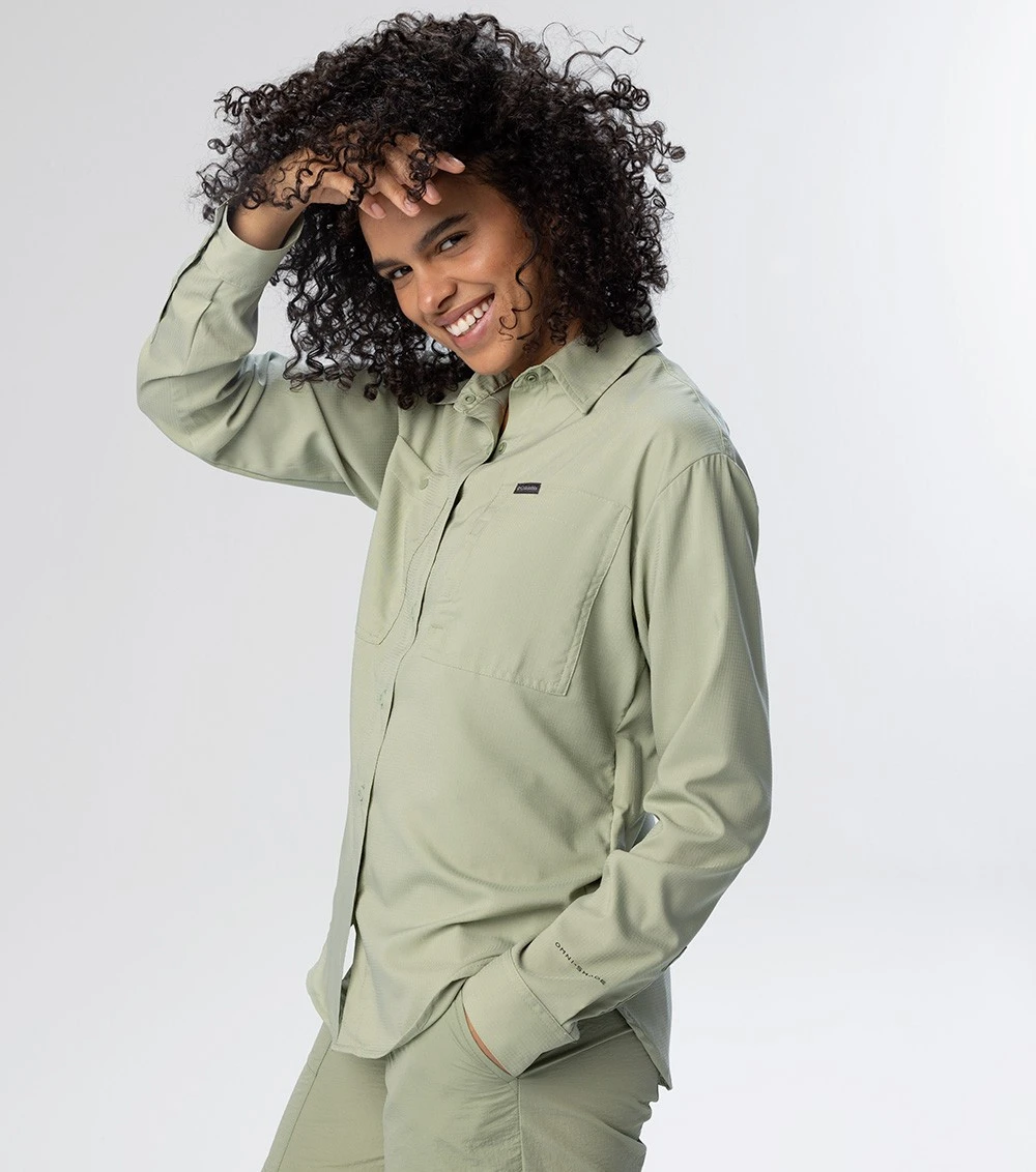 Columbia Silver Ridge Utility Long Sleeve Shirt - Womens Safari 9 Columbia Silver Ridge Utility Long Sleeve Shirt - Womens Safari - Image 9