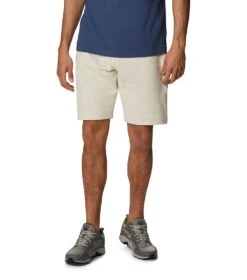 Columbia Logo Fleece Shorts - Mens Chalk
