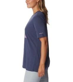 Columbia Bluebird Day Relaxed Crew Neck Tee - Womens Nocturnal -Columbia Sale Store 1694013404 1934001 471 3