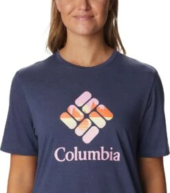 Columbia Bluebird Day Relaxed Crew Neck Tee - Womens Nocturnal -Columbia Sale Store 1694013405 1934001 471 4