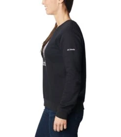 Columbia Columbia Trek Graphic Crew Sweatshirt - Womens Black / White -Columbia Sale Store 1694013409 1959861 015 3
