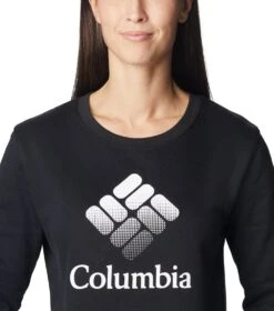Columbia Columbia Trek Graphic Crew Sweatshirt - Womens Black / White -Columbia Sale Store 1694013410 1959861 015 4