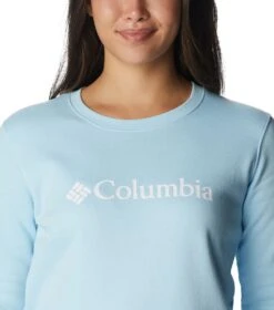 Columbia Columbia Trek Graphic Crew Sweatshirt - Womens Spring Blue -Columbia Sale Store 1694013414 1959861 491 4
