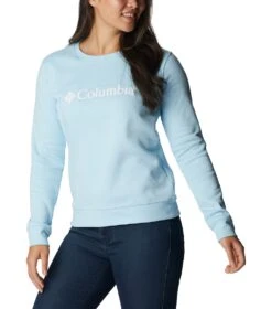 Columbia Columbia Trek Graphic Crew Sweatshirt - Womens Spring Blue -Columbia Sale Store 1694013415 1959861 491 5