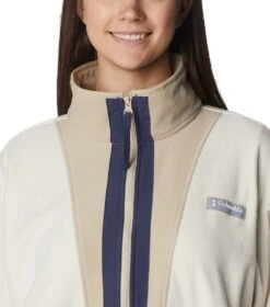 Columbia Back Bowl Full Zip Fleece Jacket - Womens Chalk Ancient Fossil -Columbia Sale Store 1694013477 2001291 191 4