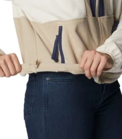 Columbia Back Bowl Full Zip Fleece Jacket - Womens Chalk Ancient Fossil -Columbia Sale Store 1694013479 2001291 191 6