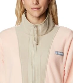 Columbia Back Bowl Full Zip Fleece Jacket - Womens Peach Blossom -Columbia Sale Store 1694013484 2001291 890 4