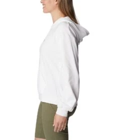 Columbia Logo III French Terry Hd - Womens White / Black Logo -Columbia Sale Store 1694013516 2032871 100 3