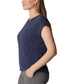 Columbia Boundless Trek Short Sleeve T-Shirt - Womens Nocturnal -Columbia Sale Store 1694013532 2033481 466 3