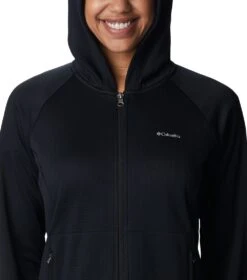 Columbia Boundless Trek Grid Fleece Jacket - Womens Black Heather -Columbia Sale Store 1694013566 2033651 010 4
