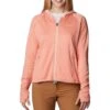 Columbia Boundless Trek Grid Fleece Jacket - Womens Summer Peach