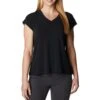 Columbia Boundless Beauty Short Sleeve T-Shirt - Womens Black