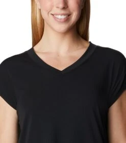 Columbia Boundless Beauty Short Sleeve T-Shirt - Womens Black -Columbia Sale Store 1694013577 2034331 010 4