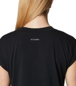 Columbia Boundless Beauty Short Sleeve T-Shirt - Womens Black -Columbia Sale Store 1694013578 2034331 010 5