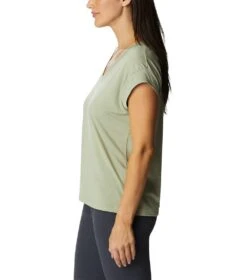 Columbia Boundless Beauty Short Sleeve T-Shirt - Womens Safari -Columbia Sale Store 1694013580 2034331 348 3