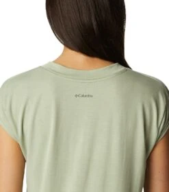 Columbia Boundless Beauty Short Sleeve T-Shirt - Womens Safari -Columbia Sale Store 1694013581 2034331 348 5