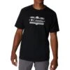 Columbia Explorers Canyon Back T-Shirt - Mens Black / White Border