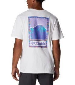 Columbia Explorers Canyon Back T-Shirt - Mens White Bordered -Columbia Sale Store 1694013588 2036451 100 2