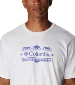 Columbia Explorers Canyon Back T-Shirt - Mens White Bordered -Columbia Sale Store 1694013590 2036451 100 4