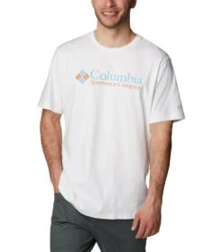 Columbia Deschutes Valley Graphic T-Shirt - Mens White Retro -Columbia Sale Store 1694013594 2036461 100 5