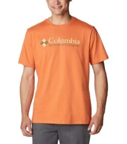 Columbia Deschutes Valley Graphic T-Shirt - Mens Desert Orange