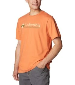 Columbia Deschutes Valley Graphic T-Shirt - Mens Desert Orange -Columbia Sale Store 1694013607 2036461 849 5