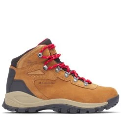 Columbia Newton Ridge Plus Waterproof Amped Hiking Boots - Womens Elk / Mountain Red