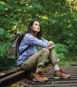 Columbia Newton Ridge Plus Waterproof Amped Hiking Boots - Womens Elk / Mountain Red -Columbia Sale Store 1695143170 BL4552 286 16