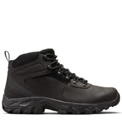 Columbia Newton Ridge Plus II Waterproof Hiking Boots - Wide Fit - Mens Black / Black