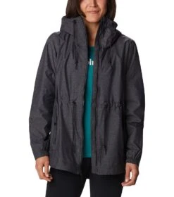 Columbia Lillian Ridge Rain Shell - Womens Black -Columbia Sale Store 1695144275 1989291 010 7