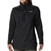 Columbia Sweater Weather Tunic Fleece - Womens Black Heather
