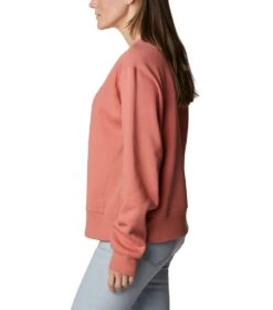 Columbia Lodge Crew IV Sweatshirt - Womens Dark Coral -Columbia Sale Store 1695144299 2013071 639 3