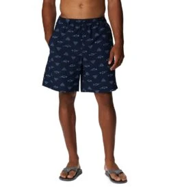 Columbia PFG Super Backcast Water Short - Mens Collegiate Navy Rivermade