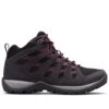 Columbia Redmond V2 Waterproof Mid Hiking Shoes - Womens Black / Black Cherry
