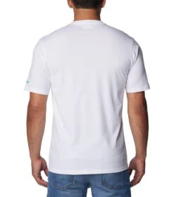 Columbia CSC Seasonal Organic Logo Tee - Mens White Framed Purple -Columbia Sale Store 1695223804 1991031 104 4