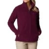 Columbia Fast Trek II Full Zip Fleece Jacket - Womens Marionberry