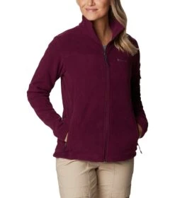 Columbia Fast Trek II Full Zip Fleece Jacket - Womens Marionberry