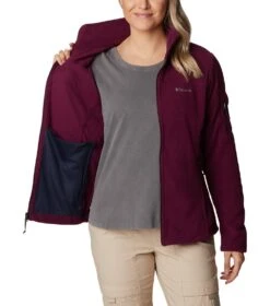Columbia Fast Trek II Full Zip Fleece Jacket - Womens Marionberry -Columbia Sale Store 1695227397 1465351 617 5