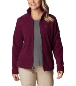 Columbia Fast Trek II Full Zip Fleece Jacket - Womens Marionberry -Columbia Sale Store 1695227398 1465351 617 7