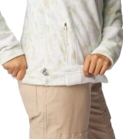 Columbia Fast Trek Printed Fleece Jacket - Womens White Flurries -Columbia Sale Store 1695227421 EL1012 105 6