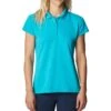 Columbia PFG Innisfree S/S Polo - Womens Ocean Teal